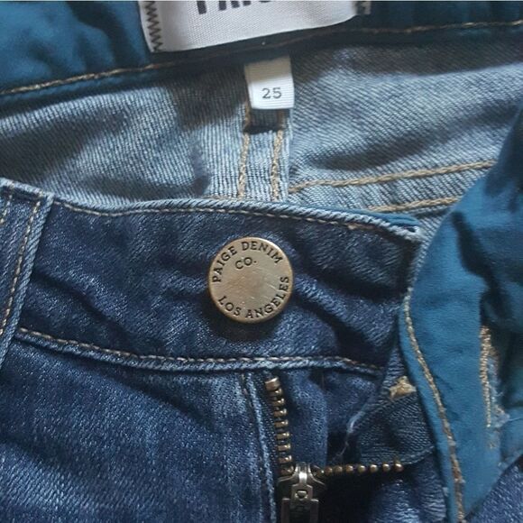 PAIGE Jeans Dark Wash Skinny Women’s Size 25 - Picture 5 of 8